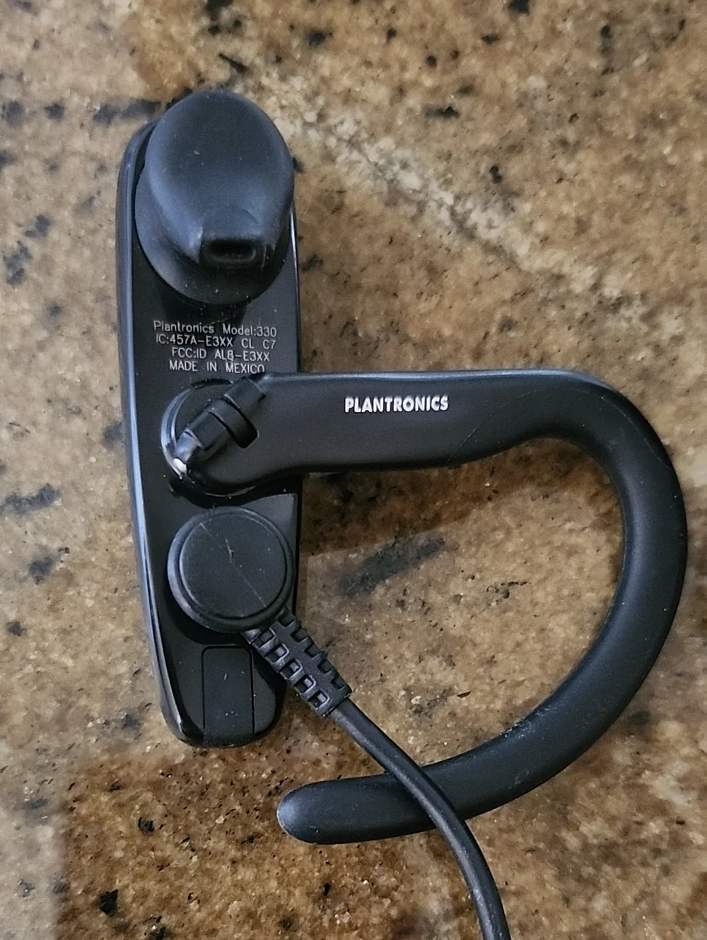 Plantronics Explorer 330 Bluetooth Headset, Ear-Hook - Black